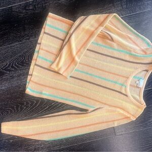 Striped Long Sleeve light weight Sweater